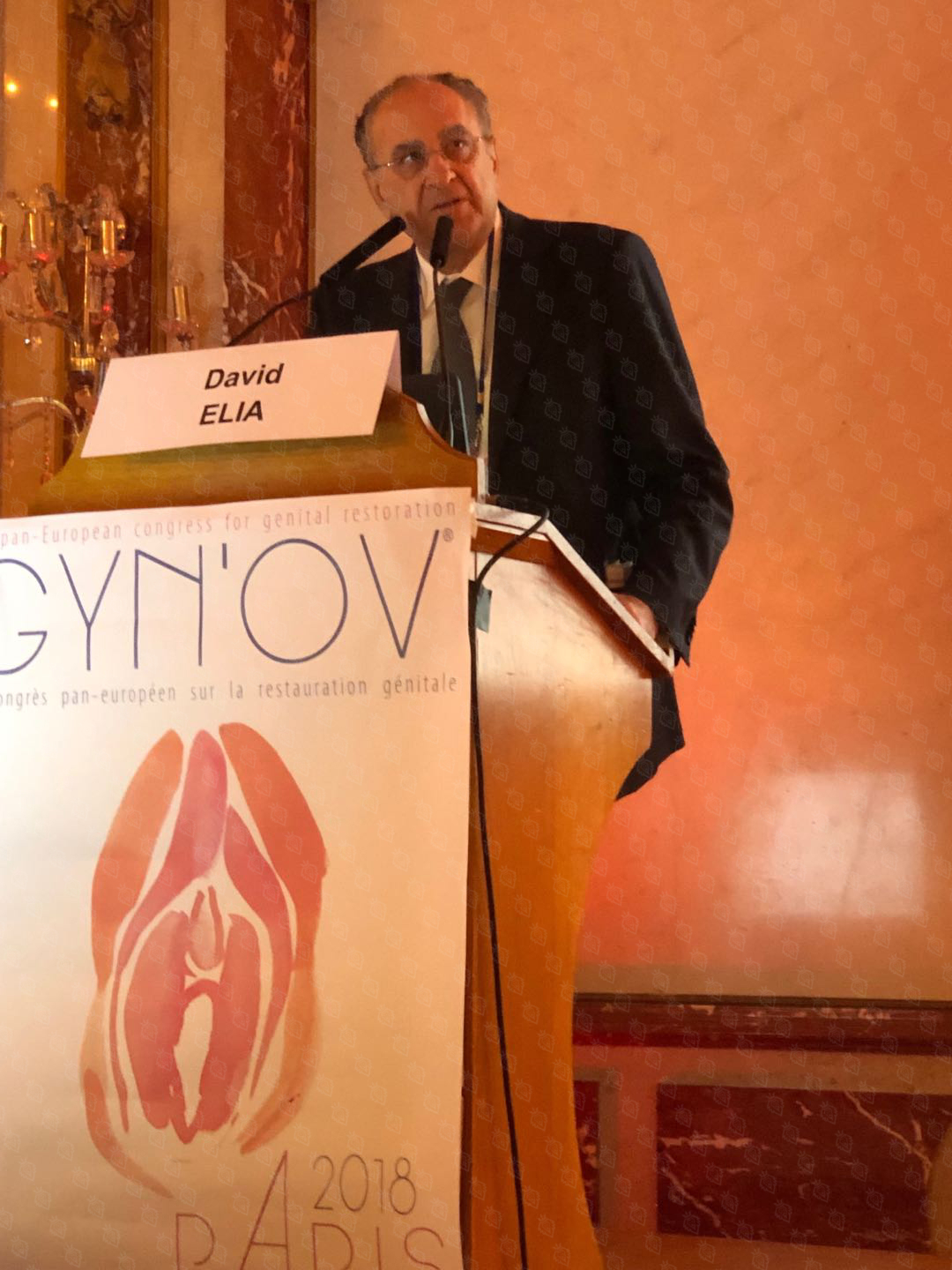 大卫·埃利亚医学博士在巴黎GYN’OV大会上发表专题演讲